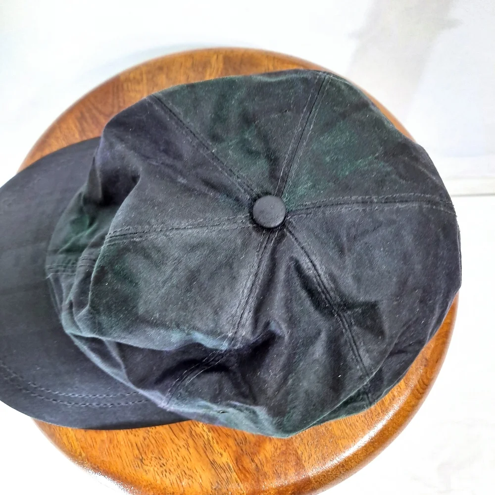 Polo By Ralph Lauren Black Watch Plaid Oil Cloth Hat